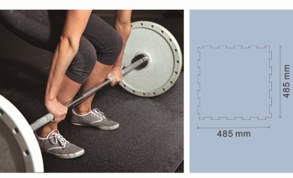 High-Quality Composite Rubber Flooring – Durable & Versatile for Sports, Commercial & Home Use